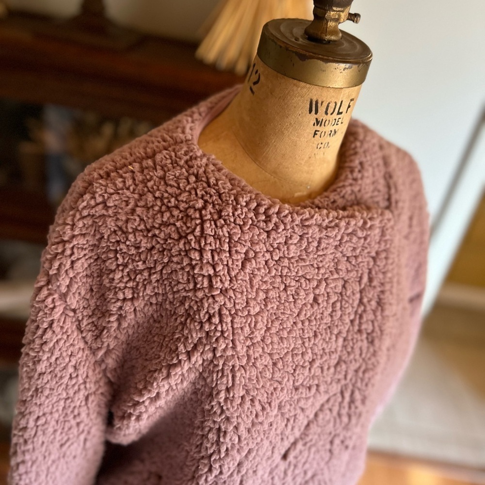Jack by BB Dakota lavender women’s fleece zip up medium